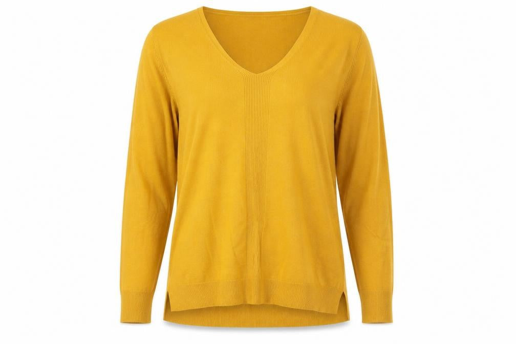 Womens UK Size M Primark Yellow Pullover Jumper