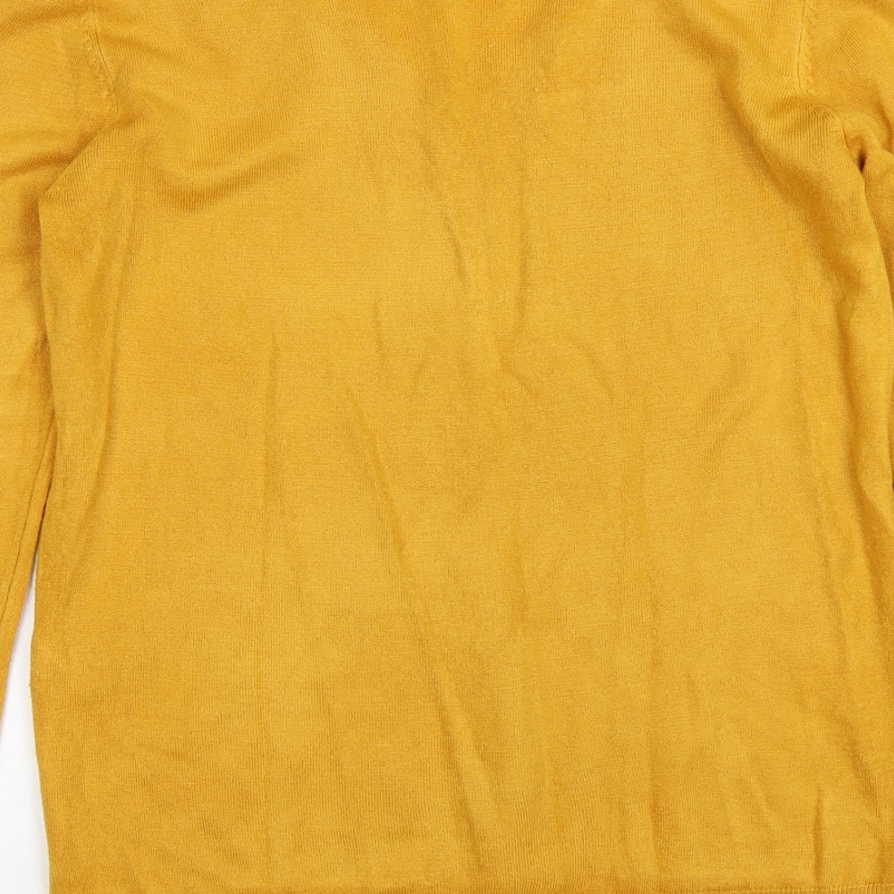 Primark Womens Yellow   Pullover Jumper Size M