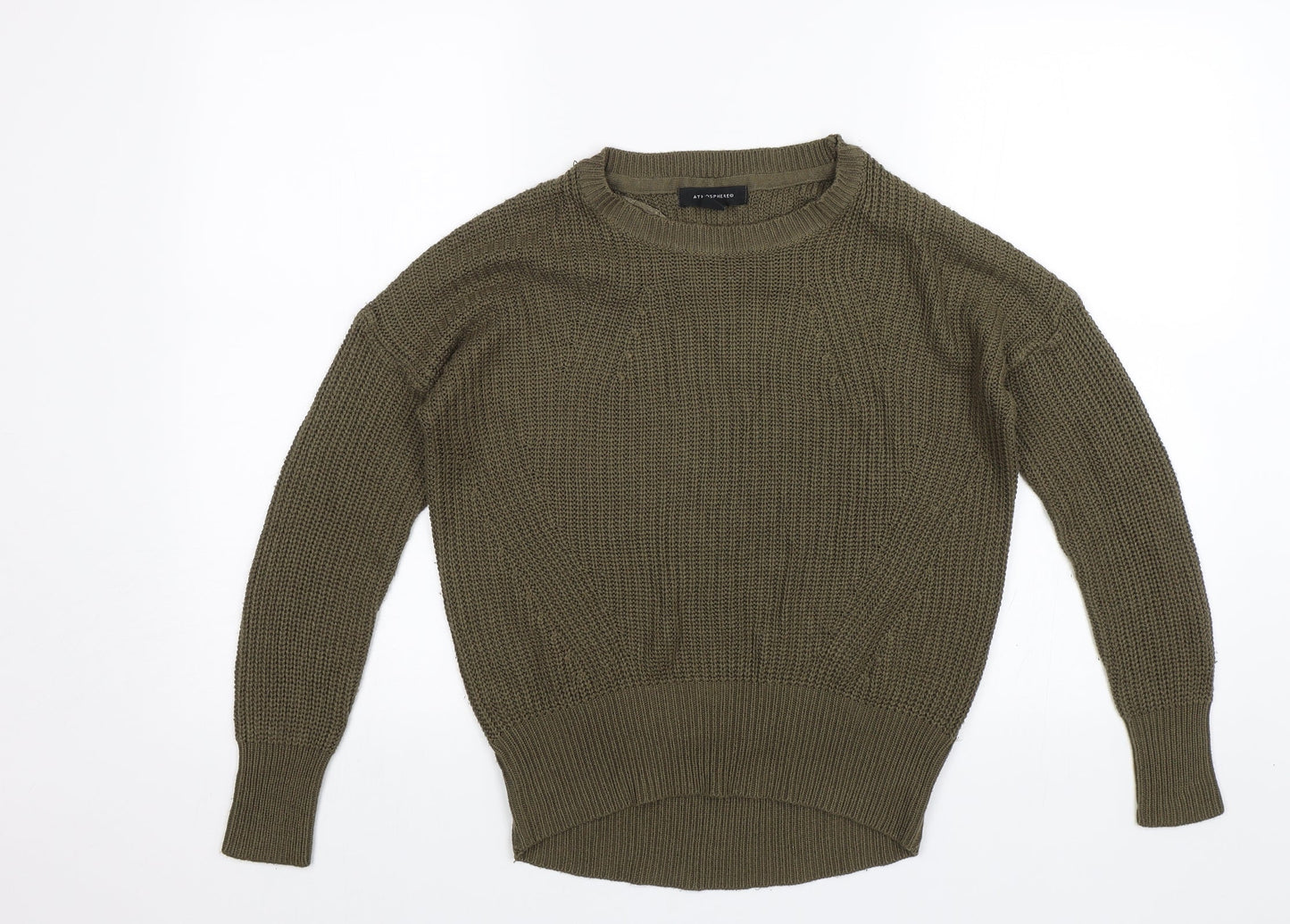 Womens UK Size 8 Atmosphere Green Pullover Jumper
