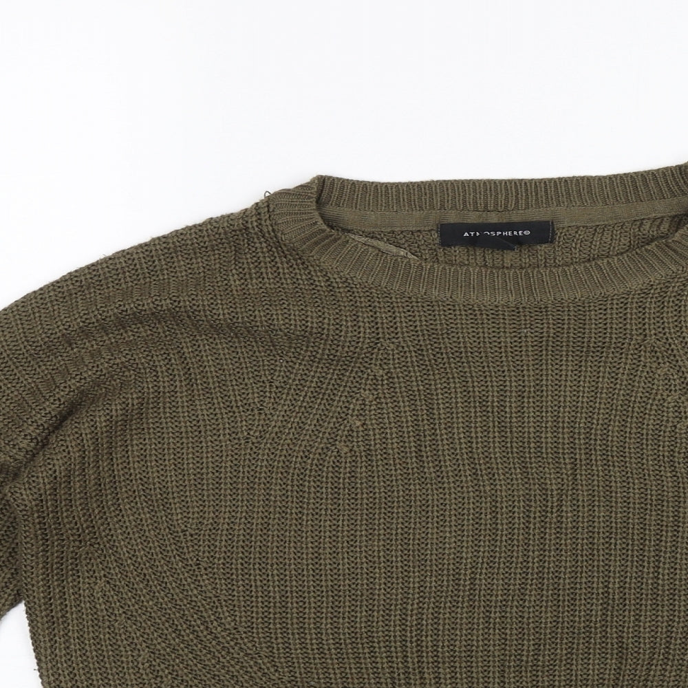 Womens UK Size 8 Atmosphere Green Pullover Jumper