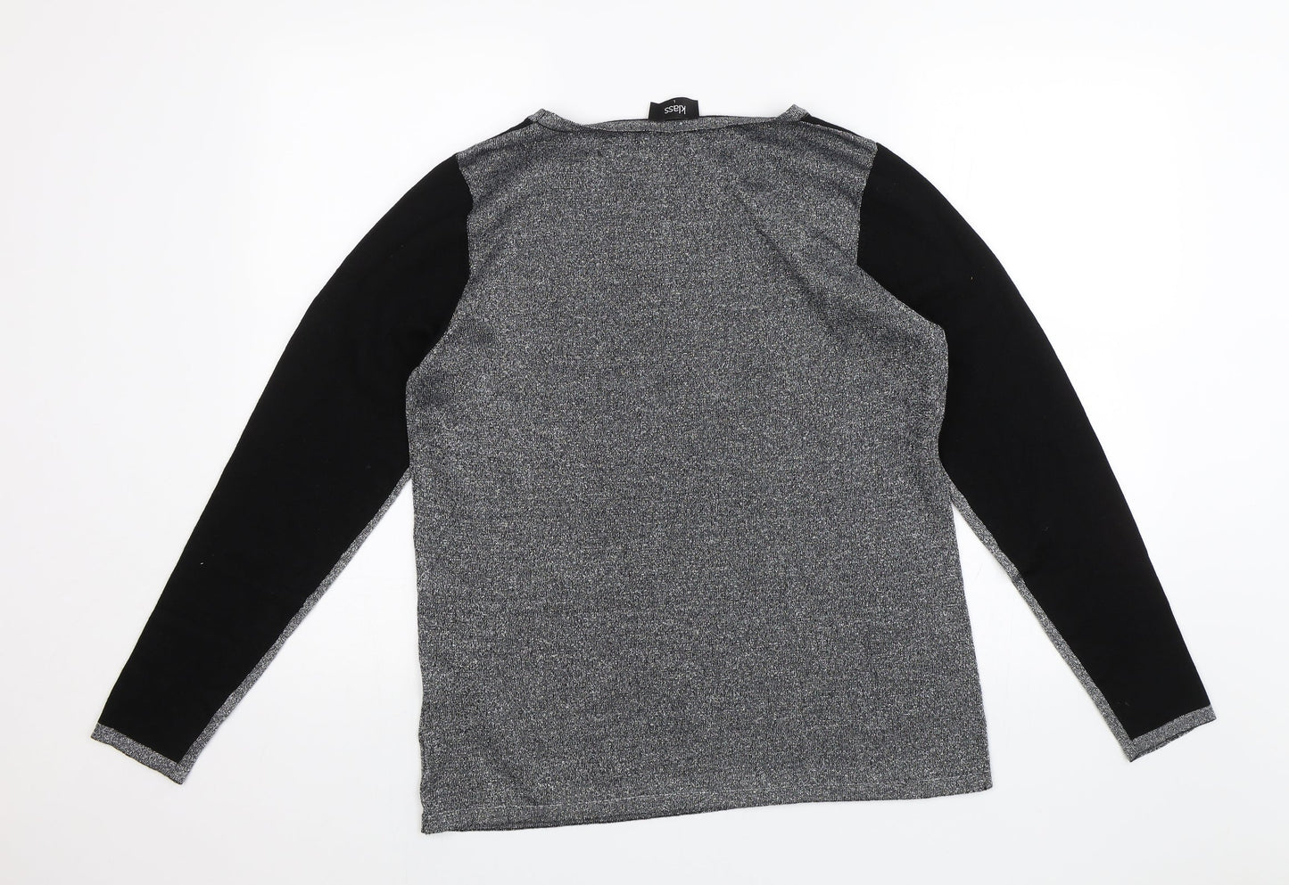 Womens UK Size L Klass Collection Silver Pullover Jumper