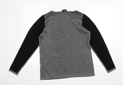 Womens UK Size L Klass Collection Silver Pullover Jumper