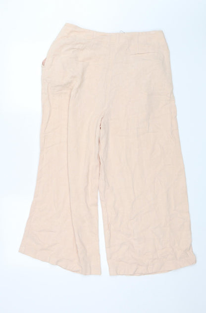 Topshop Womens Pink   Trousers  Size 12 L22 in