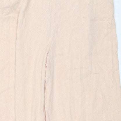 Topshop Womens Pink   Trousers  Size 12 L22 in