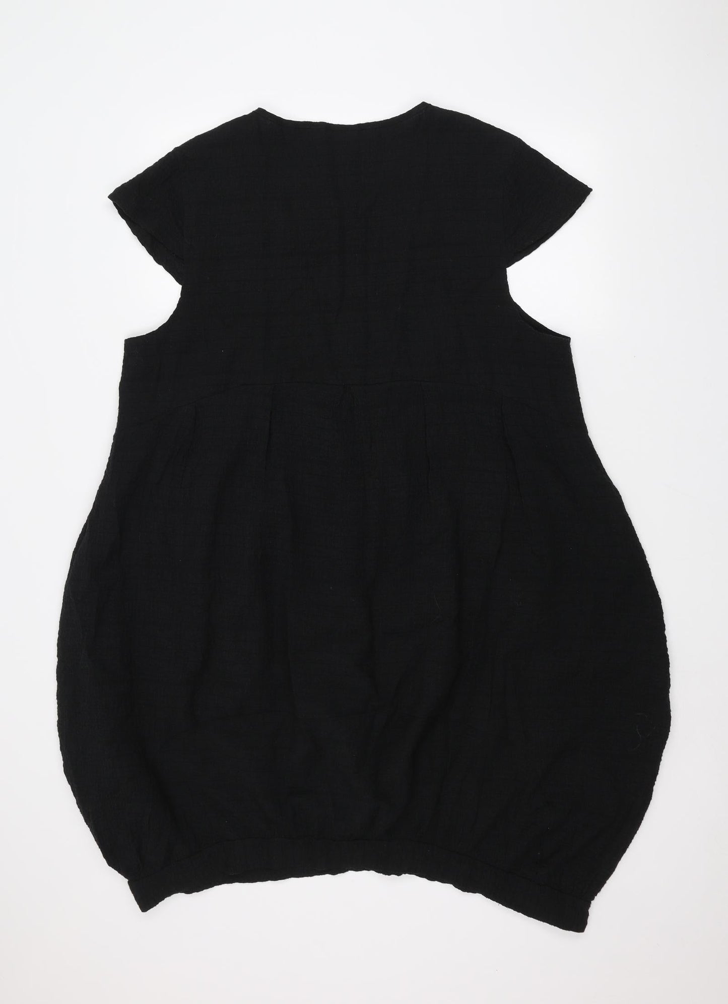 Womens UK Size M Bella Black Basic T-Shirt
