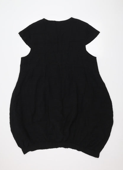Womens UK Size M Bella Black Basic T-Shirt