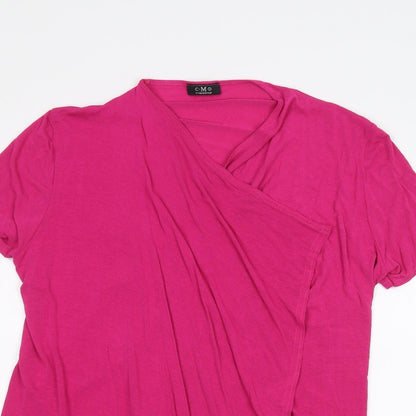 C.M.D Womens Pink   Cardigan Jumper Size L