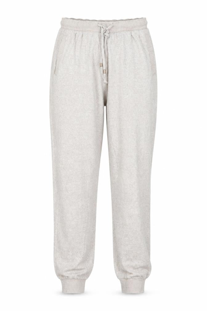 Womens UK Size 8 F&F Regular Fit Sweatpants White Trousers