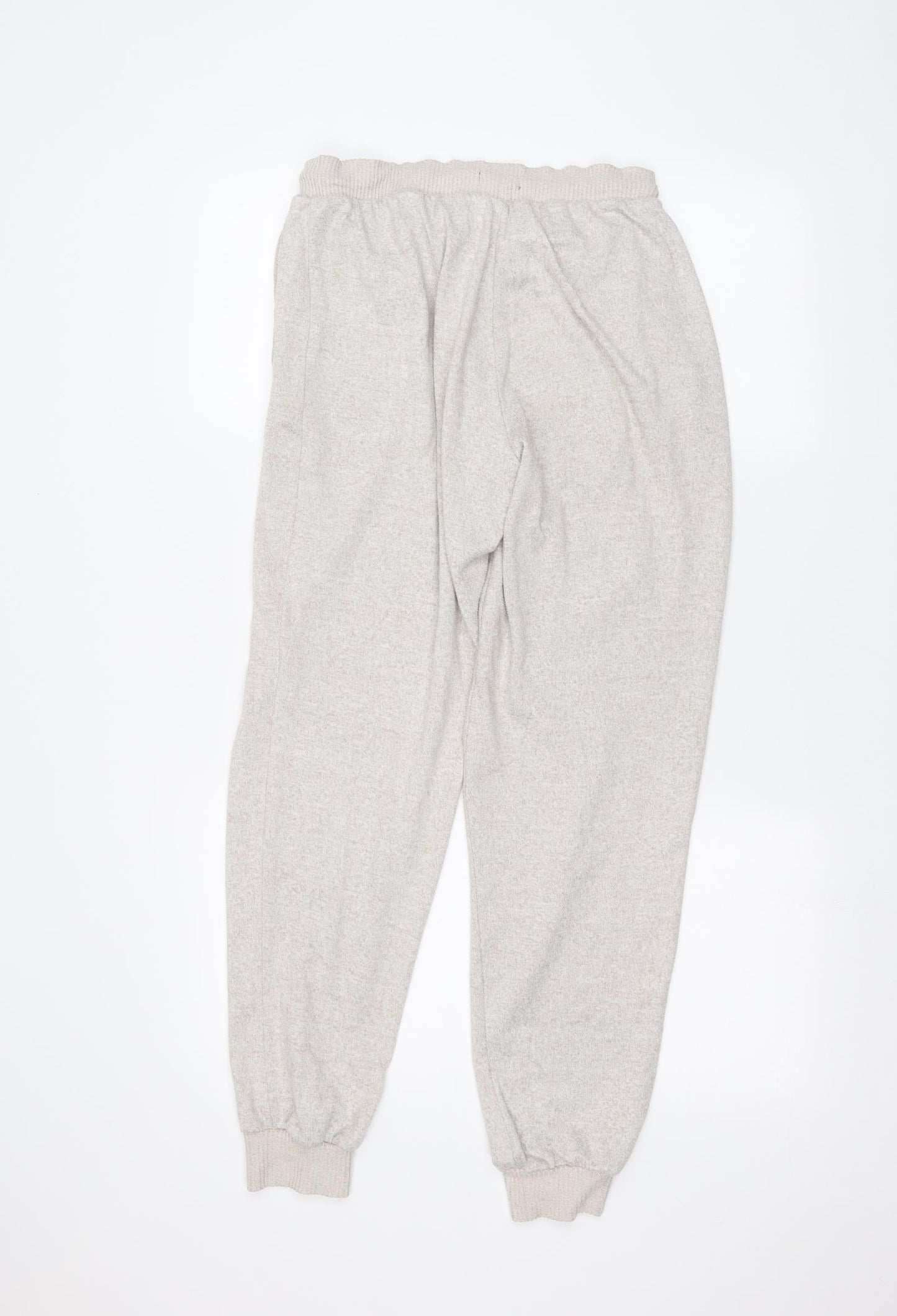 F&F Womens White   Sweatpants Trousers Size 8 L25 in