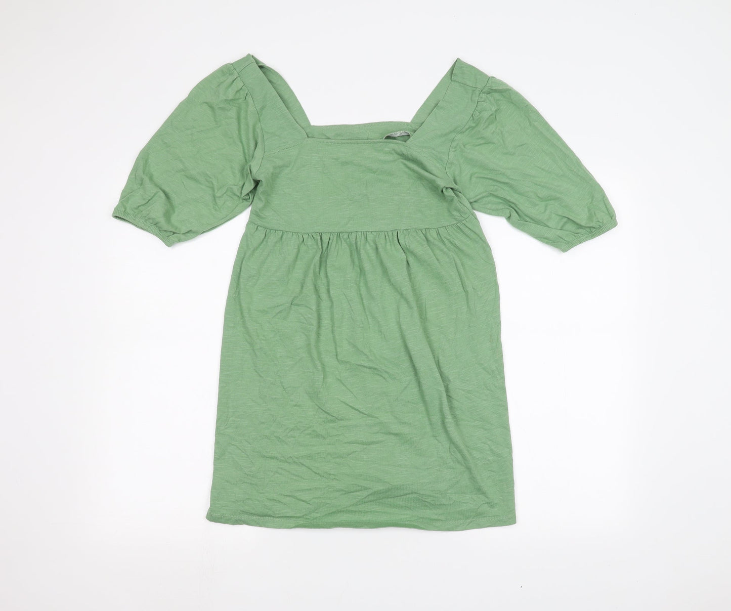 Womens UK Size 8 ASOS Green Basic T-Shirt