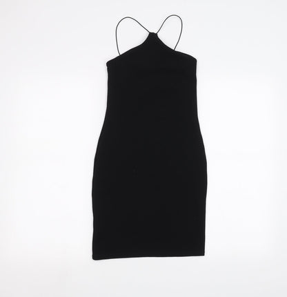 Boohoo Womens Black   Pencil Dress  Size 6