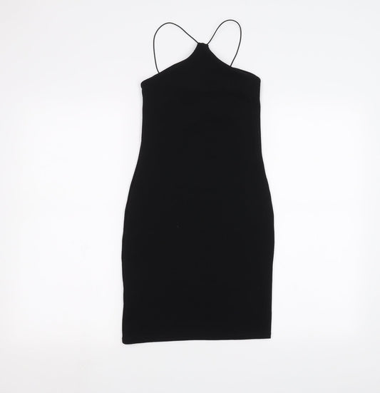 Boohoo Womens Black   Pencil Dress  Size 6
