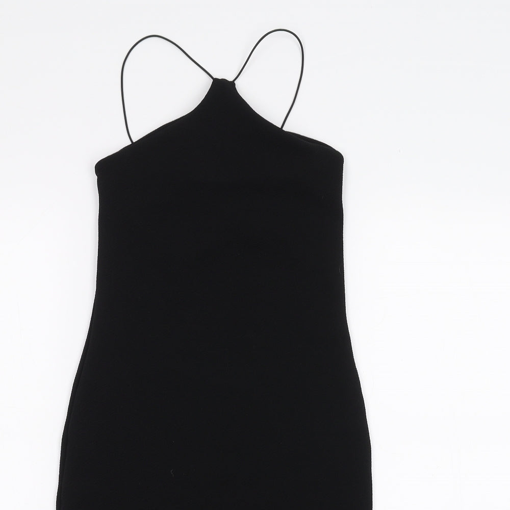 Boohoo Womens Black   Pencil Dress  Size 6
