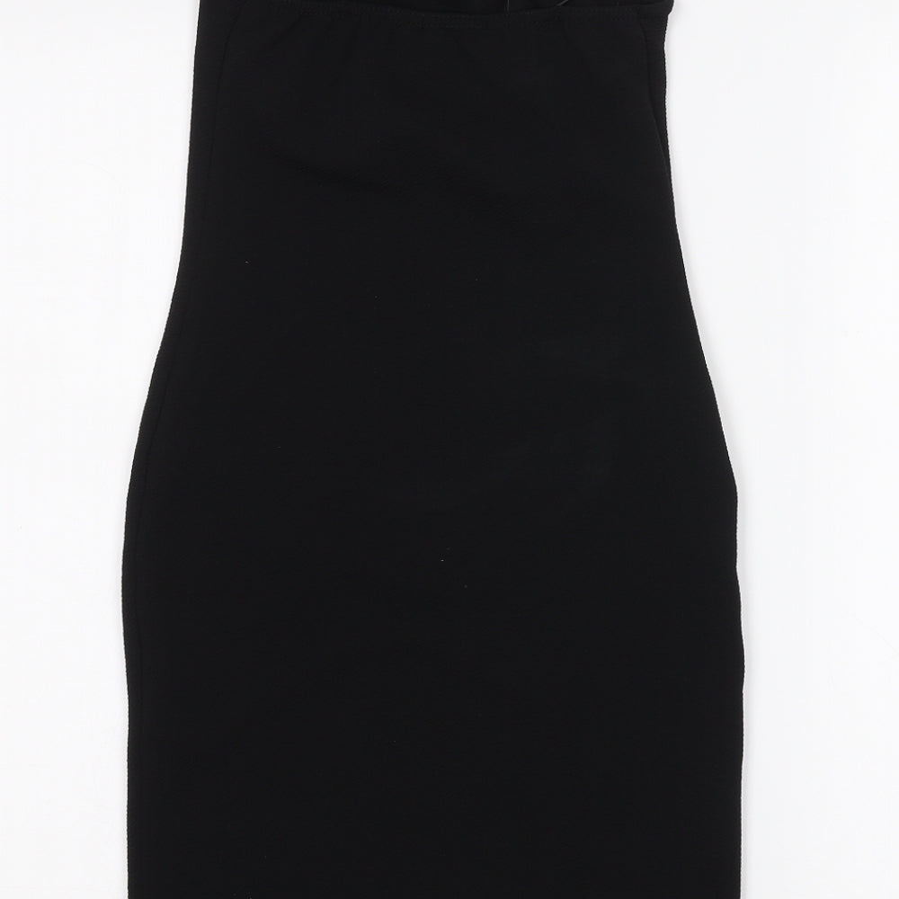 Boohoo Womens Black   Pencil Dress  Size 6