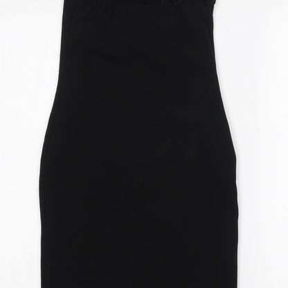 Boohoo Womens Black   Pencil Dress  Size 6