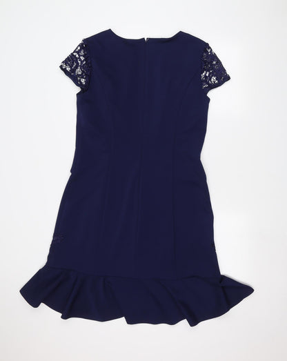 Little Misstress Womens Blue   Basic T-Shirt Size 16
