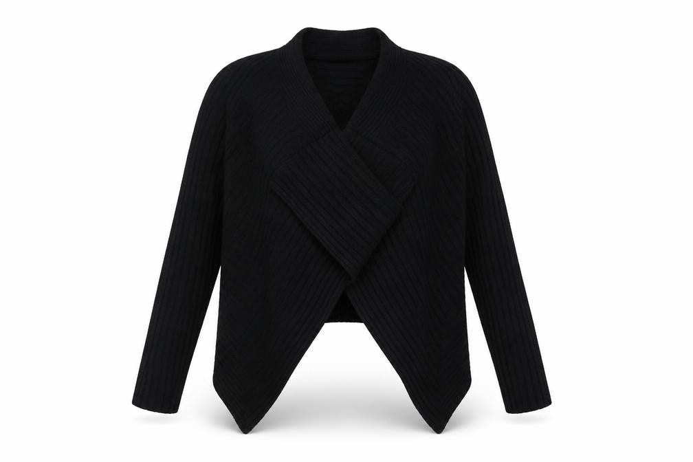 Womens UK Size S Preview Black Cardigan Jumper