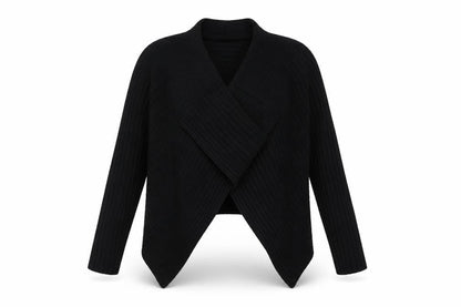 Womens UK Size S Preview Black Cardigan Jumper