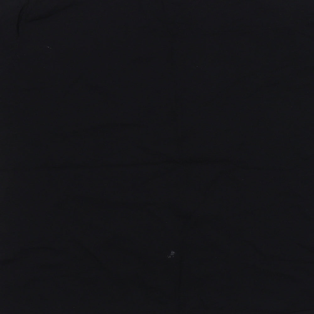 Womens UK Size L JUST ELEGANCE Black Basic T-Shirt