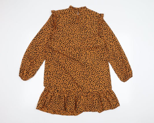 Womens UK Size 6 New Look Orange Basic Blouse