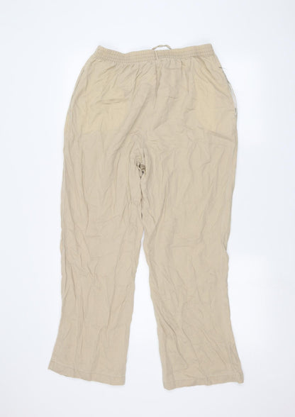 Womens UK Size 14 Marks and Spencer Regular Fit  Brown Trousers