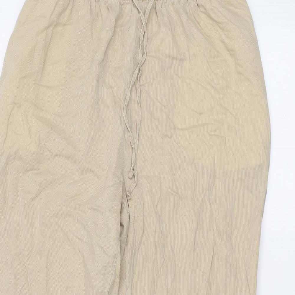 Womens UK Size 14 Marks and Spencer Regular Fit  Brown Trousers
