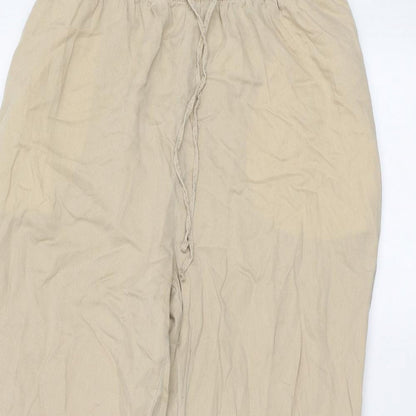 Womens UK Size 14 Marks and Spencer Regular Fit  Brown Trousers