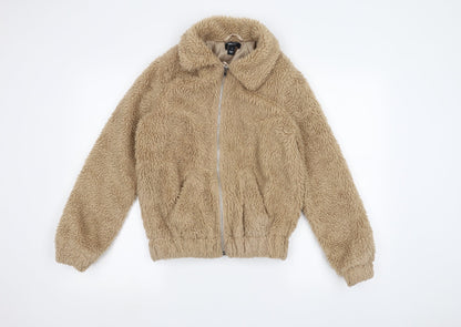 Womens UK Size S New Look Brown Jacket