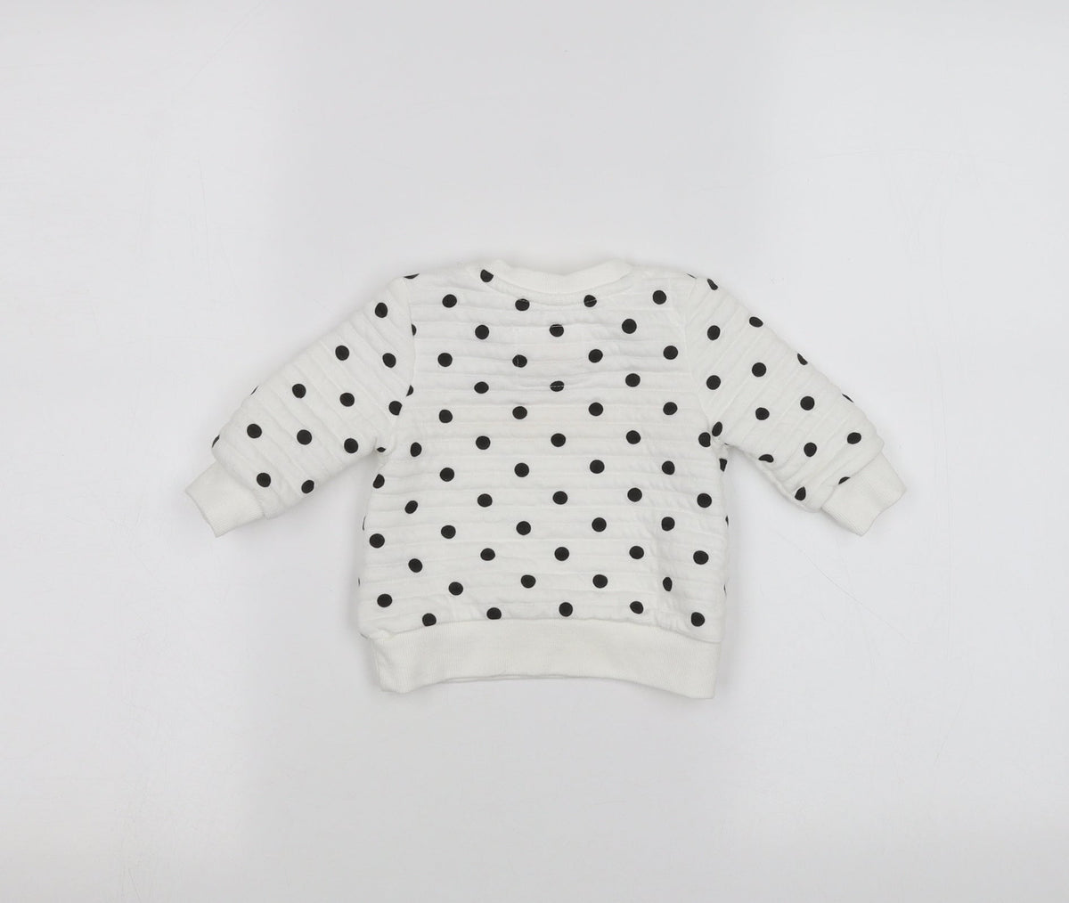 Primark Baby White Polka Dot  Pullover Jumper Size 3-6 Months