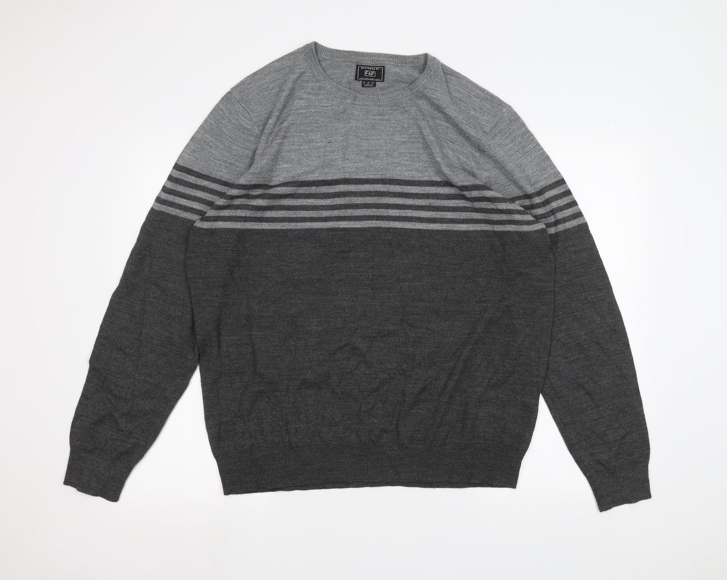 F&F Womens Grey   Pullover Jumper Size XL