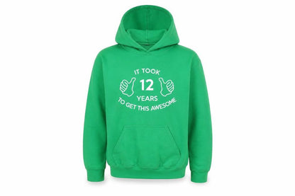 Gilden Girls Green   Pullover Hoodie Size 12 Years