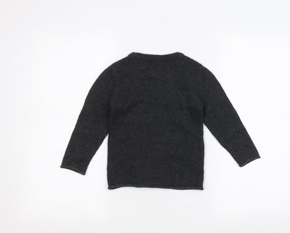 TU Girls Black   Pullover Jumper Size 3-4 Years