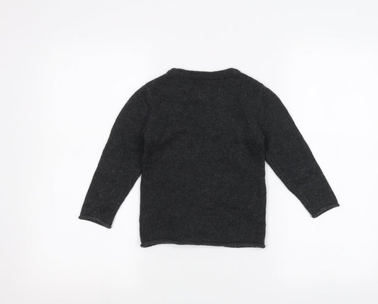 TU Girls Black   Pullover Jumper Size 3-4 Years