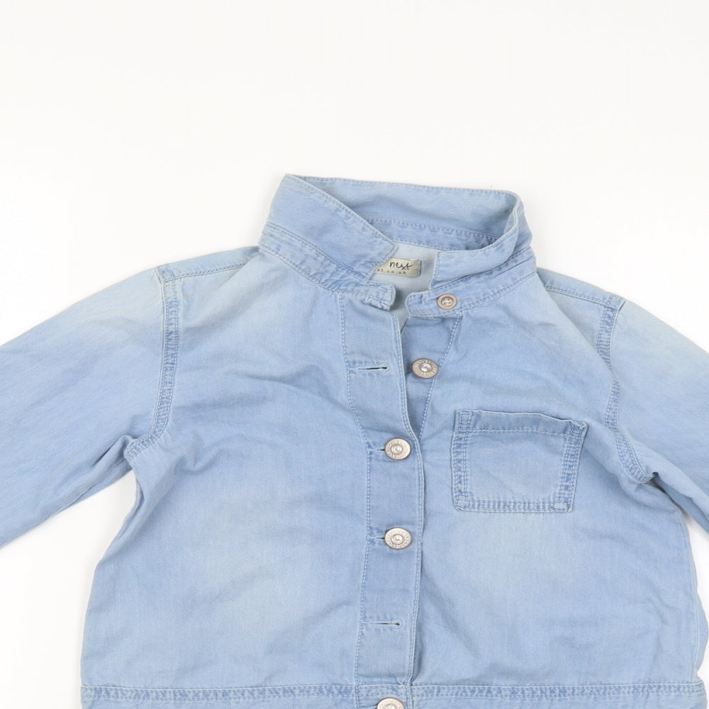 NEXT Girls Blue   Jacket Dress  Size 9 Years