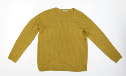 TU Womens Gold   Pullover Jumper Size 14