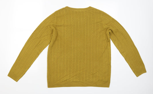 TU Womens Gold   Pullover Jumper Size 14