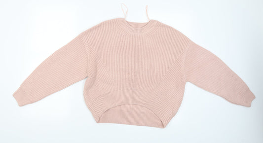 Womens UK Size S New Look Pink Pullover Jumper