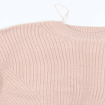 Womens UK Size S New Look Pink Pullover Jumper