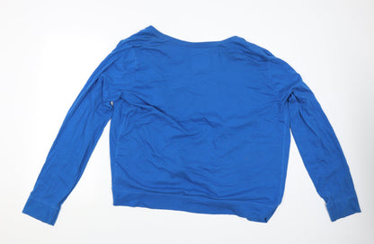 Womens UK Size XL Burton Blue Cardigan Jumper