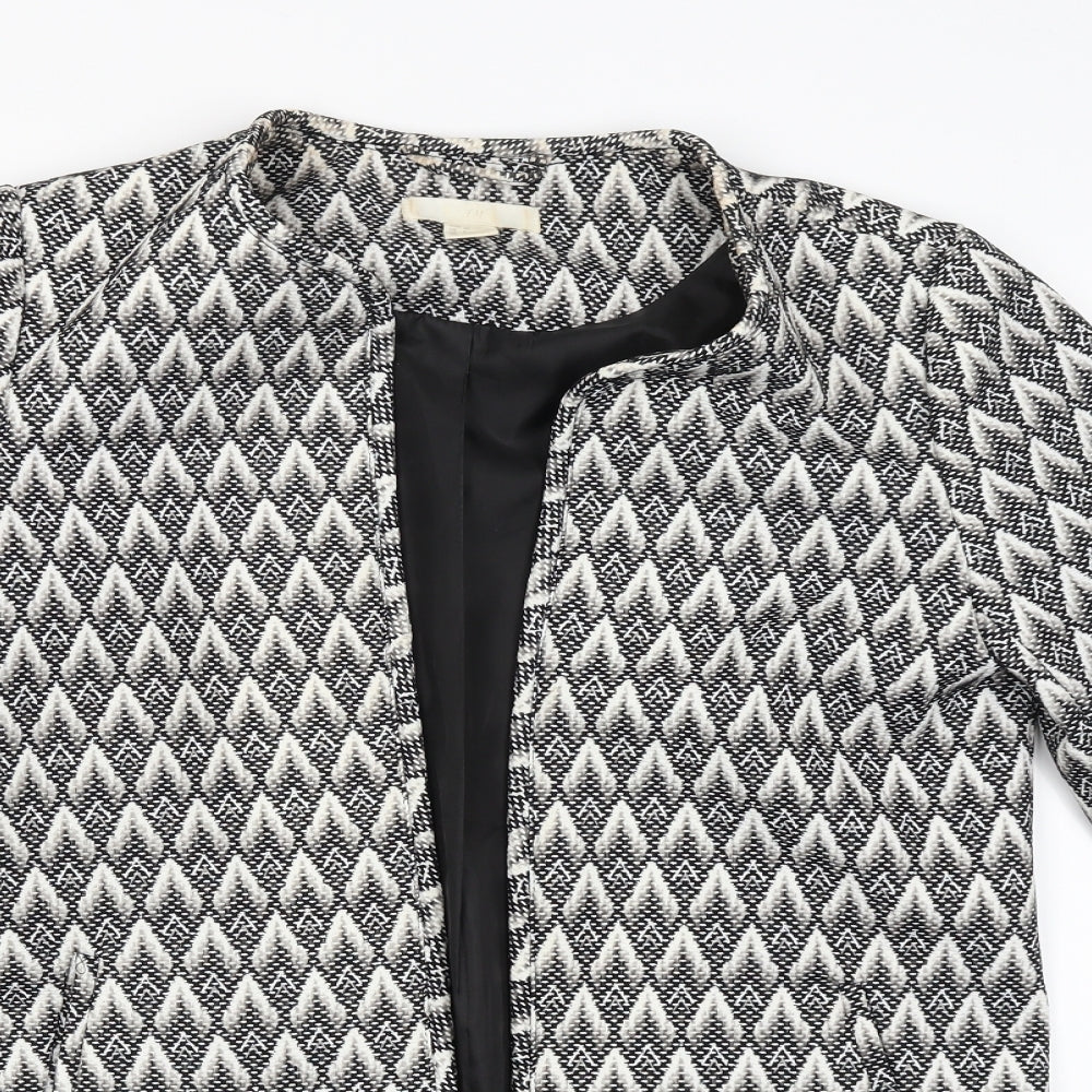 Womens UK Size 8 H&M Black Jacket