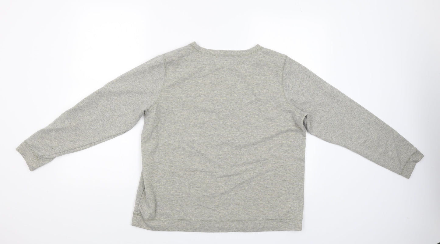 Nutmeg Womens Grey   Pullover Jumper Size 12