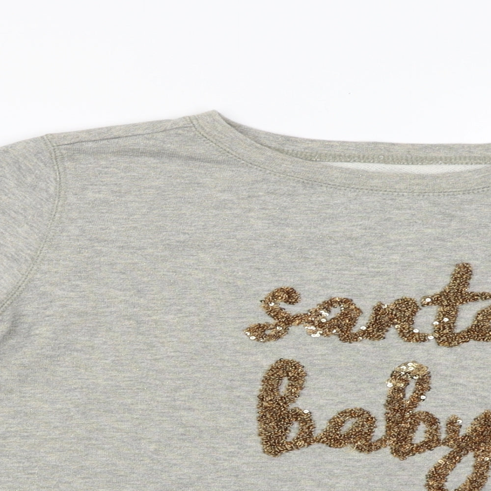 Nutmeg Womens Grey   Pullover Jumper Size 12