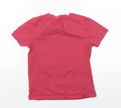 Nutmeg Boys Red   Basic T-Shirt Size 7-8 Years