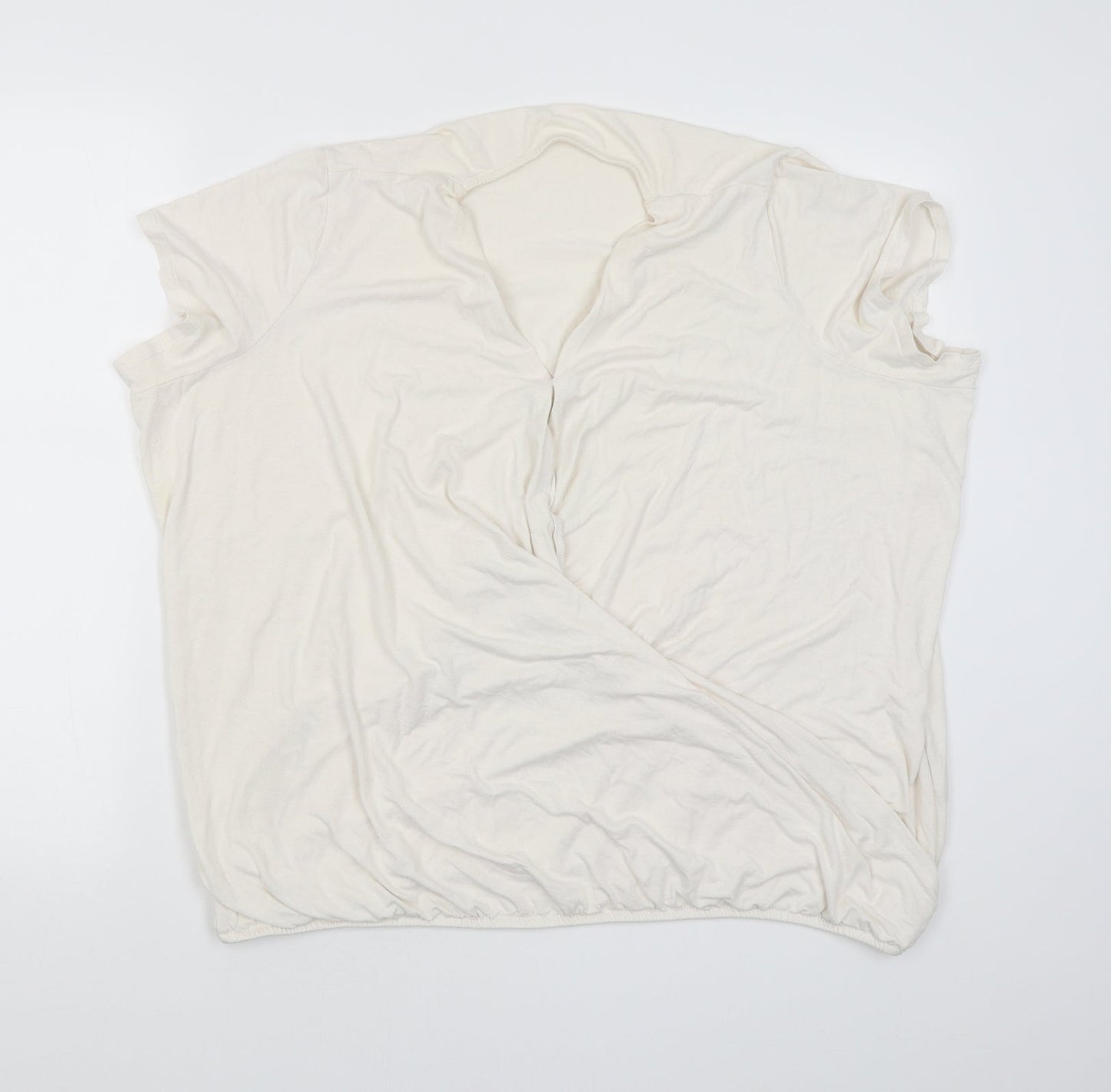 George Womens White   Basic Blouse Size 24