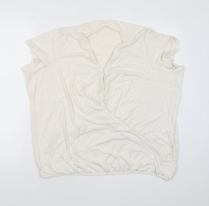 George Womens White   Basic Blouse Size 24