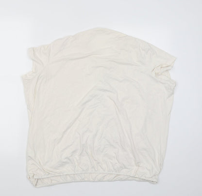 George Womens White   Basic Blouse Size 24