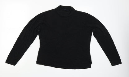 Womens UK Size L Sarah Hamilton Black Pullover Jumper