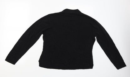 Womens UK Size L Sarah Hamilton Black Pullover Jumper