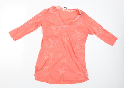 Womens UK Size 8 New Look Pink Basic Blouse