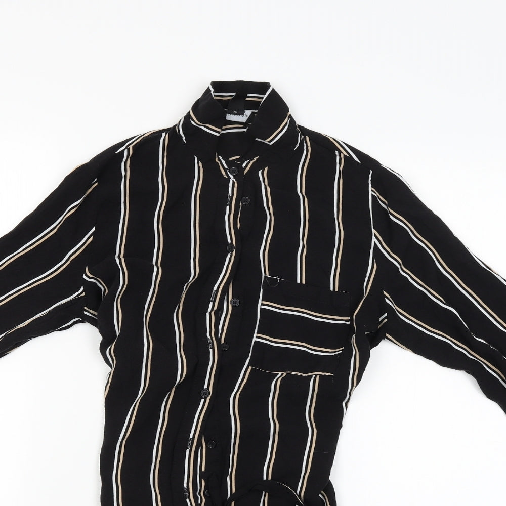 Womens UK Size 10 New Look Black Cardigan Jumper